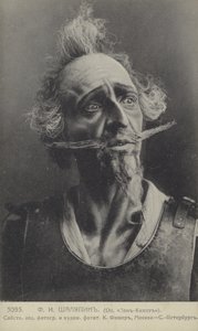 Feodor Chaliapin, Russian Opera Singer, in the Role of Don Quixote by Russian Photographer